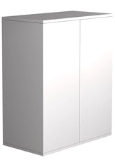 Kommode i enkel stil, h. 73 x b. 60 x d. 32 cm, hvid
