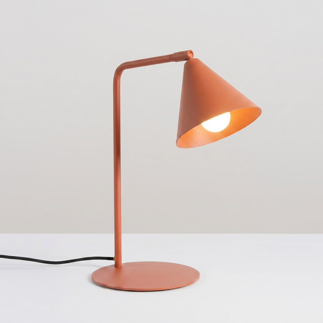 Bordlampe NOX rød okker