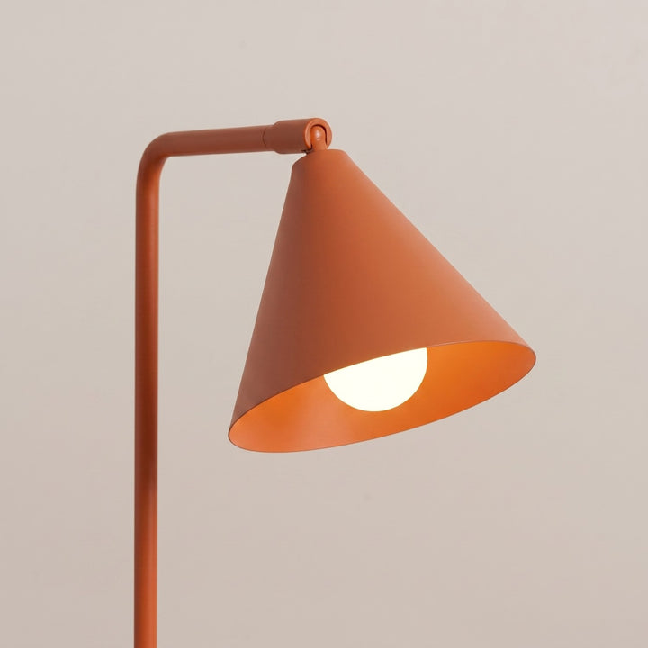 Bordlampe NOX rød okker