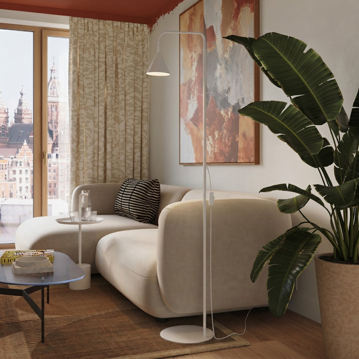Gulvlampe NOX hvid