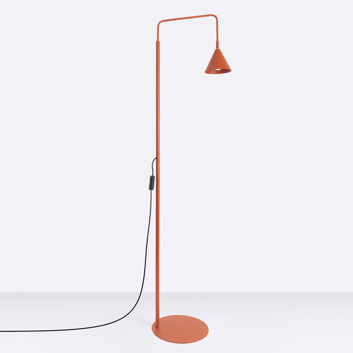 Gulvlampe NOX rød okker