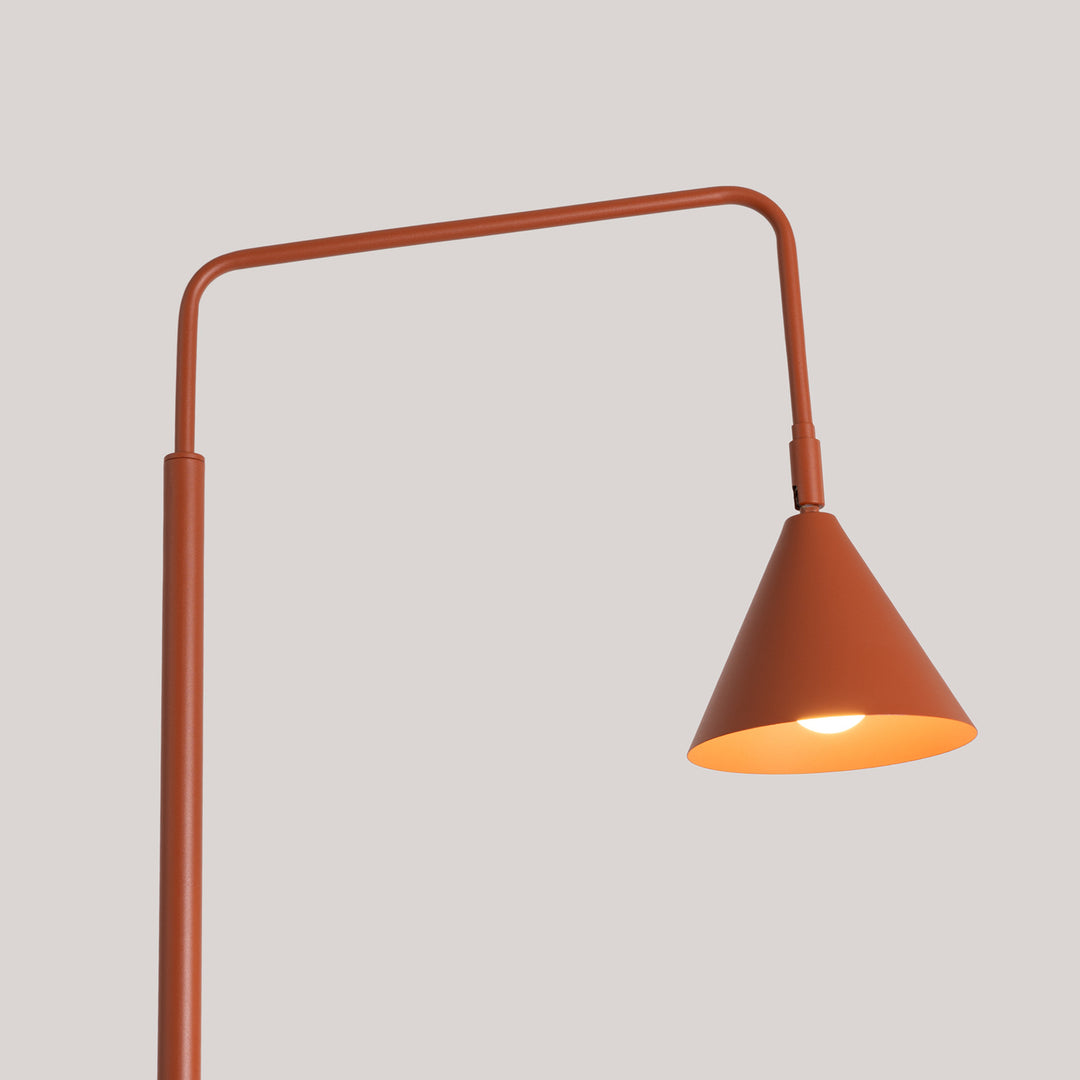 Gulvlampe NOX rød okker