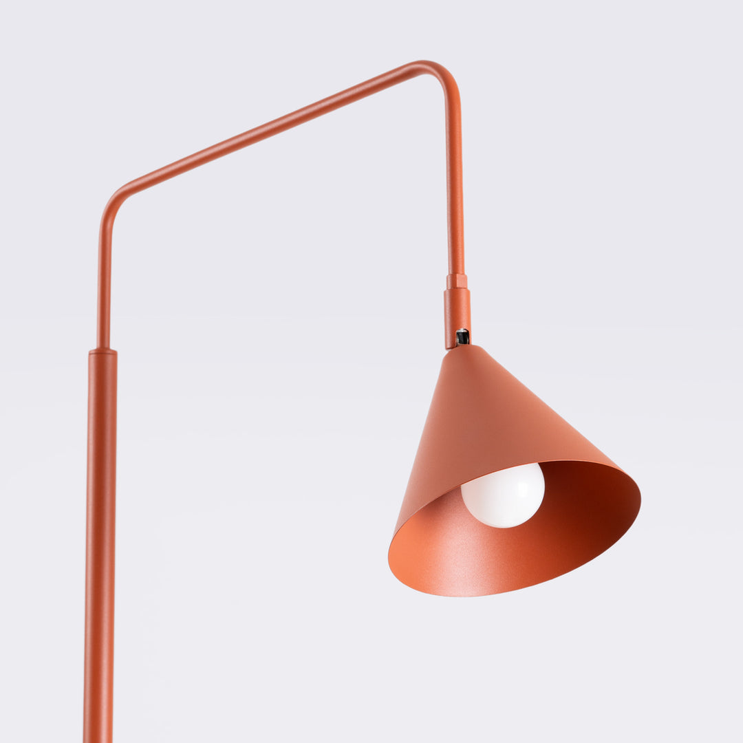 Gulvlampe NOX rød okker