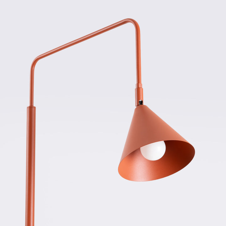 Gulvlampe NOX rød okker