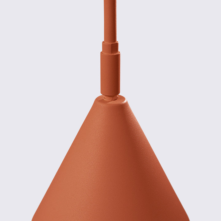Gulvlampe NOX rød okker