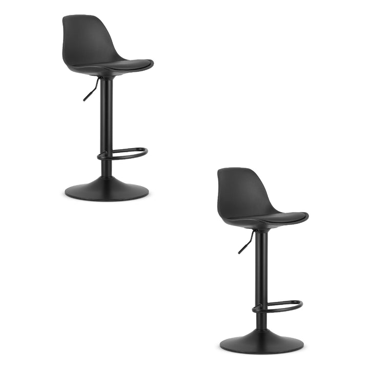 HOGA barstol - sort / sort stel x 2