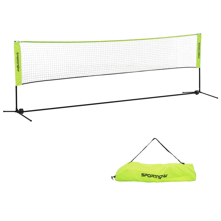 Badmintonnetsæt, foldbart volleyballnet 103/120/155H cm, gul