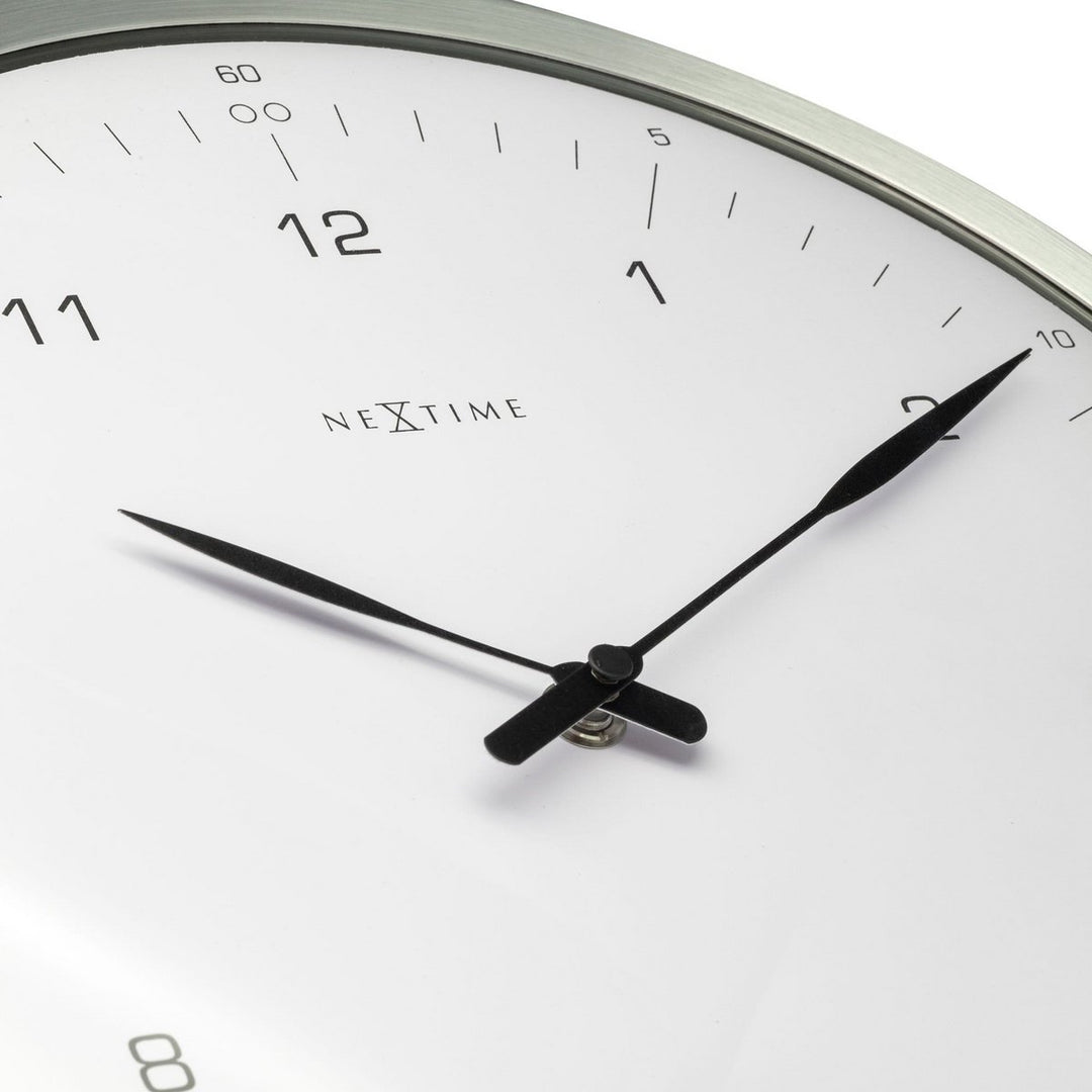 Vægur - 33 cm - Metal - Kuppelformet glas - '60 Minutes'