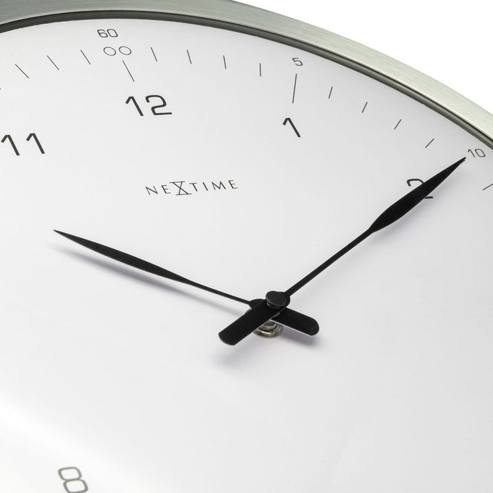 Vægur - 33 cm - Metal - Kuppelformet glas - '60 Minutes'