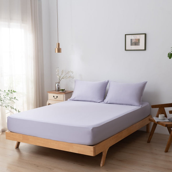 Lilac Bambus Sengesæt 2-personers - 400TC Tanboocel - Lavendel Mist
