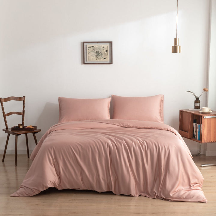 Pink bambus dynebetræk Premium - 400TC Tanboocel - 100% bambus - Cuddle Pink