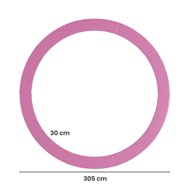 Reservekantbetræk til trampoliner, vandtæt, rivefast, Ø305 cm, pink