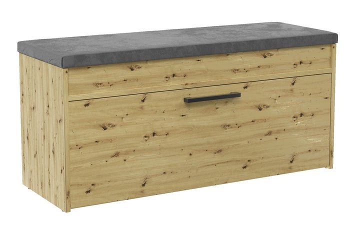 Skobænk med siddeplads og opbevaringsrum, Dybde: 35 cm Bredde: 100 cm Højde: 49 cm