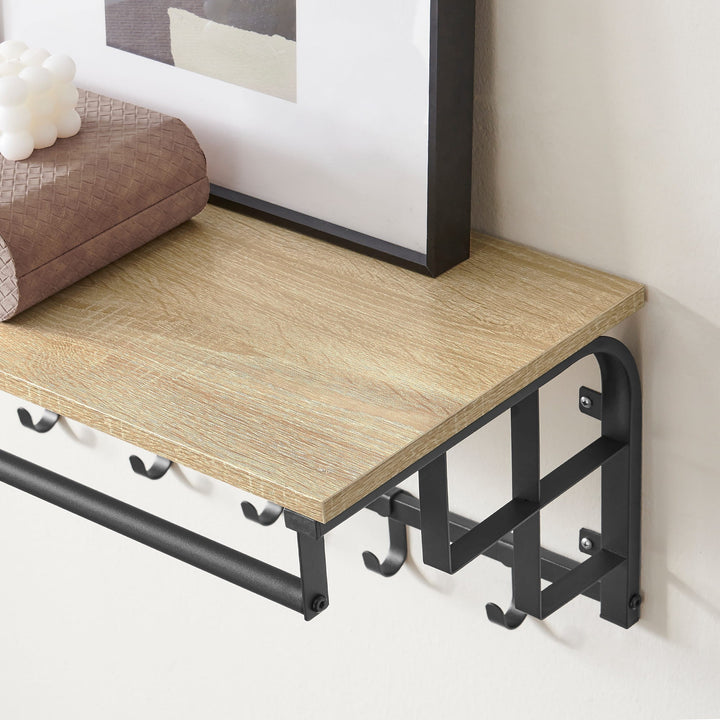 Hylde med knage - Sonoma