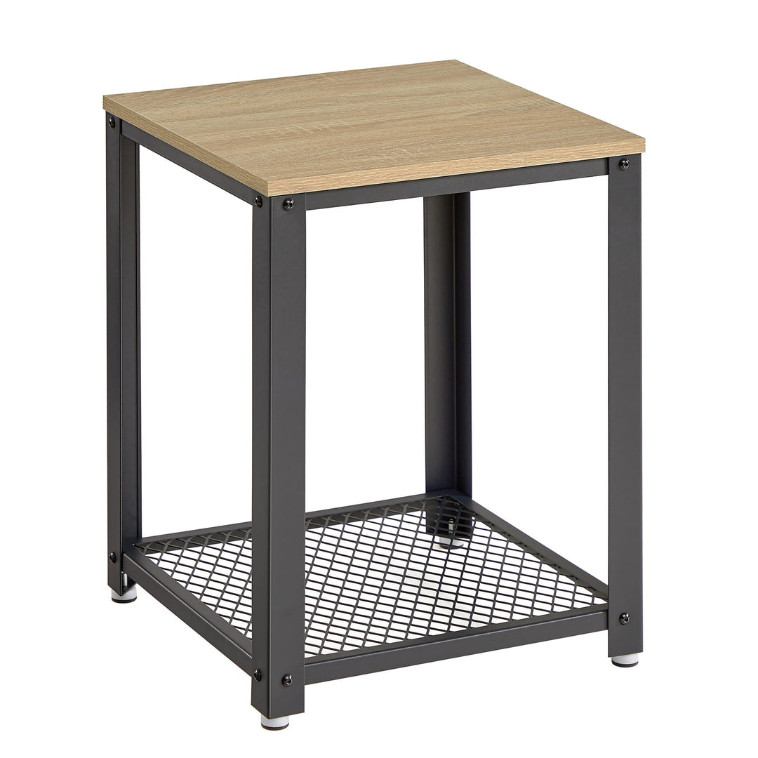 Sofabord / natbord i industriel stil, 45 x 45 x 55 cm