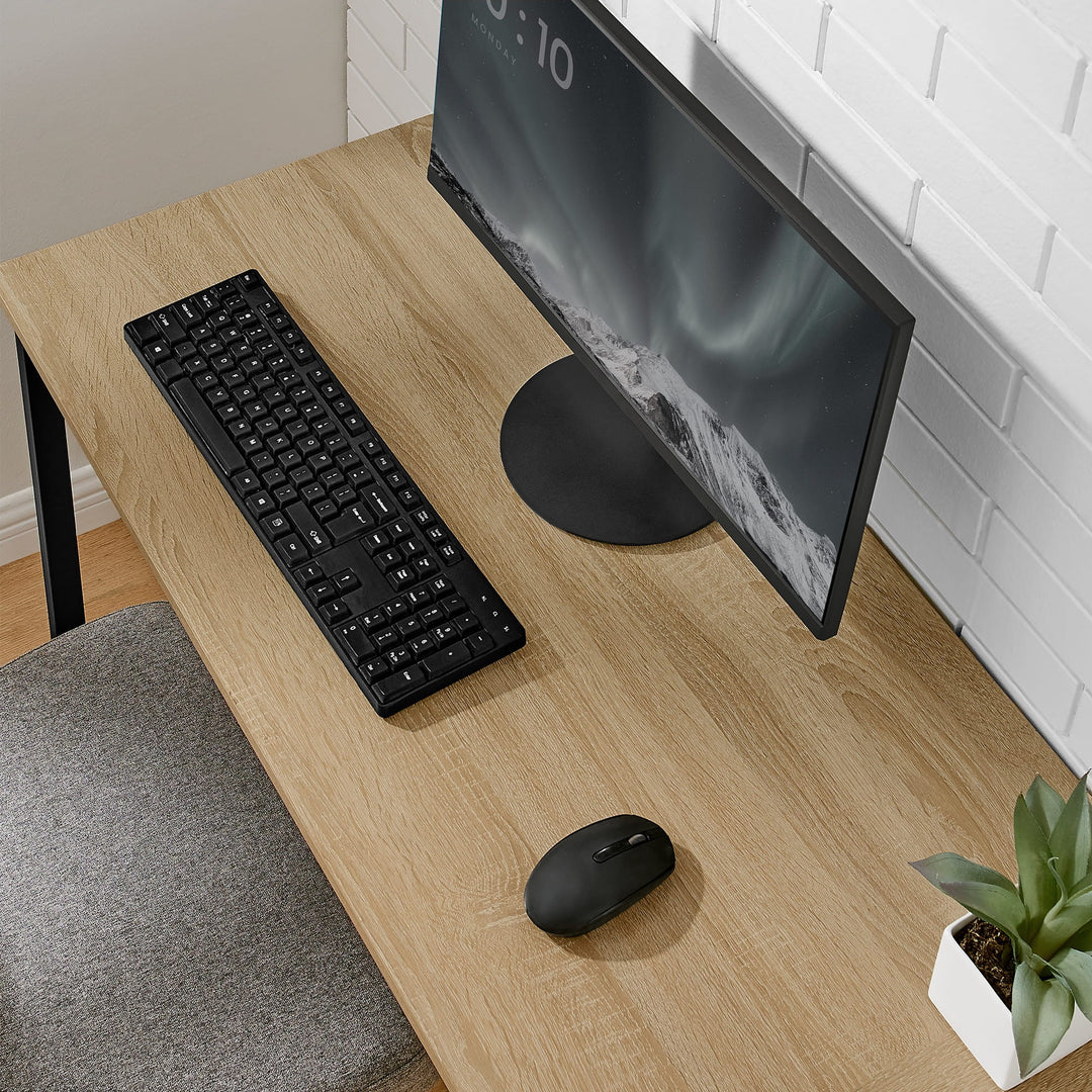 Hjørneskrivebord, Bredde: 149 cm Dybde: 149 cm Højde: 76 cm