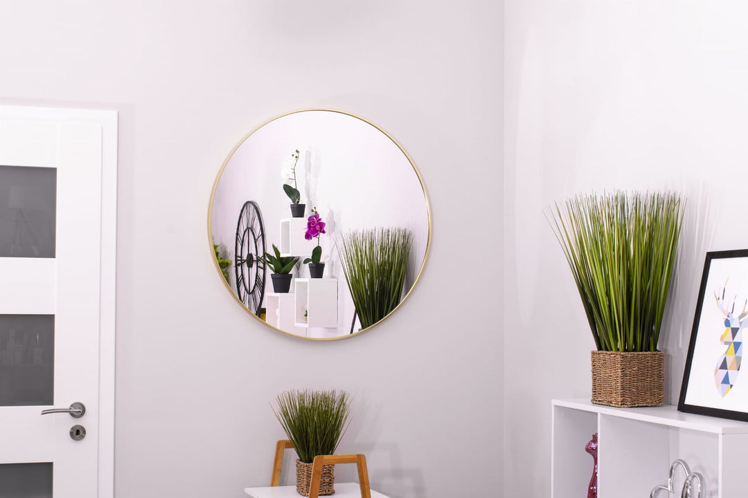 60 cm spejl med guldramme