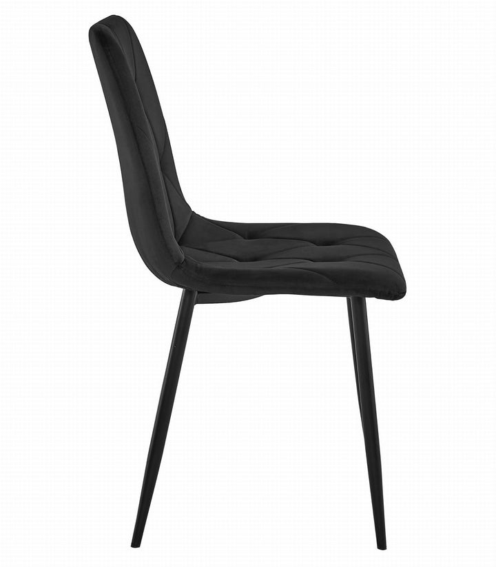 Sæt med NP bord 120x80cm Craft Black + 4 LIBRA sorte stole
