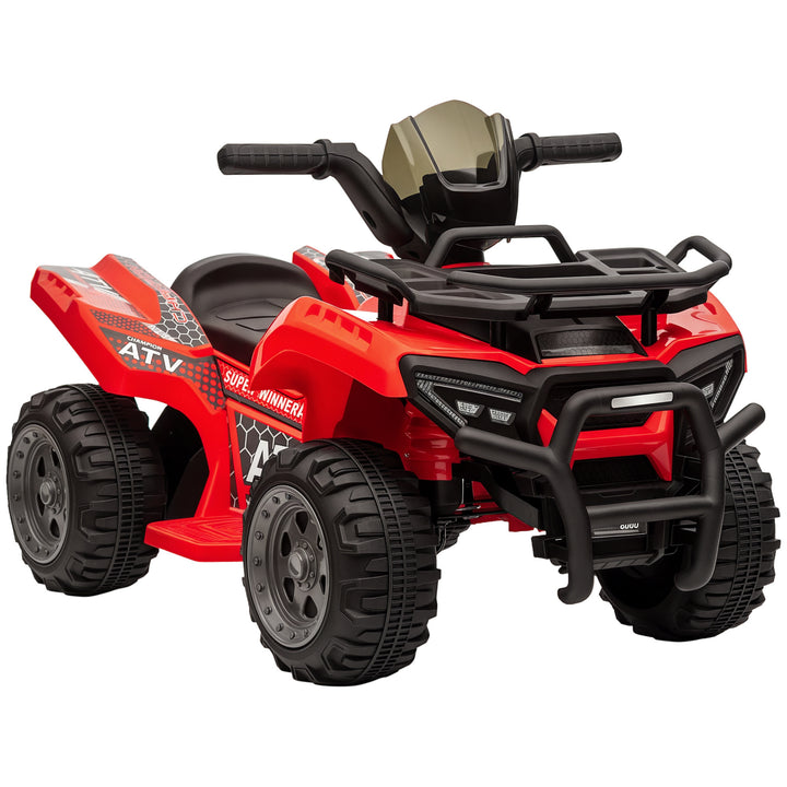 Kids quad elektrisk 6v børne-atv med forlænsfunktion, musik, elektrisk atv til børn 1,5-3 år rød
