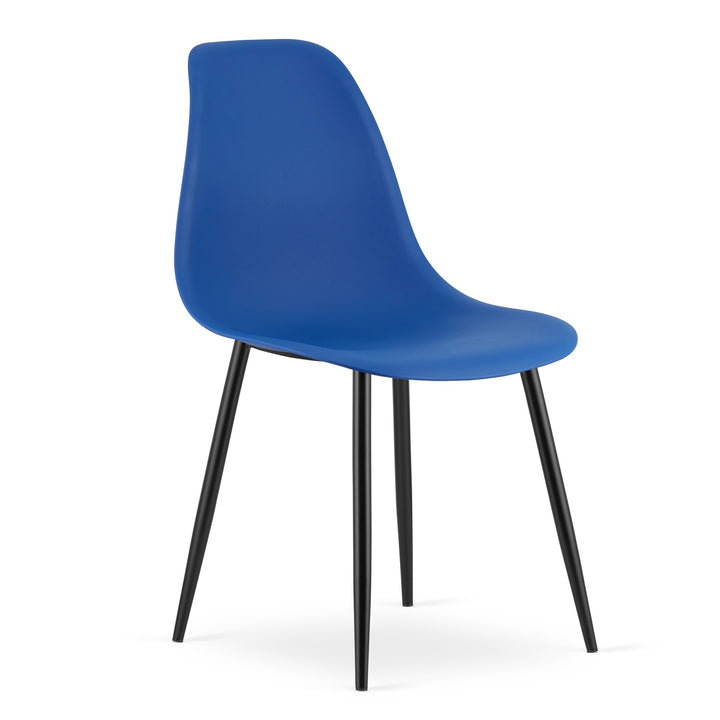 Moderne skrivebordsstol – WAT | blå | skandinavisk design, 2 styks