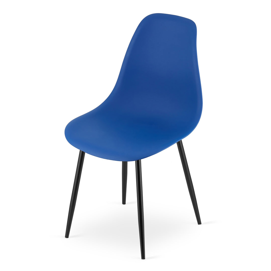 Moderne skrivebordsstol – WAT | blå | skandinavisk design, 2 styks
