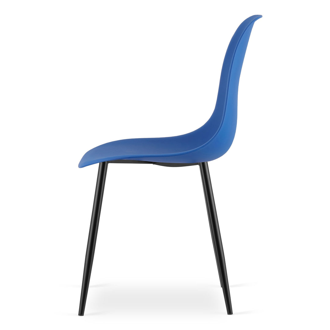 Moderne skrivebordsstol – WAT | blå | skandinavisk design, 2 styks