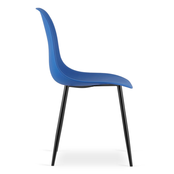 Moderne skrivebordsstol – WAT | blå | skandinavisk design, 2 styks