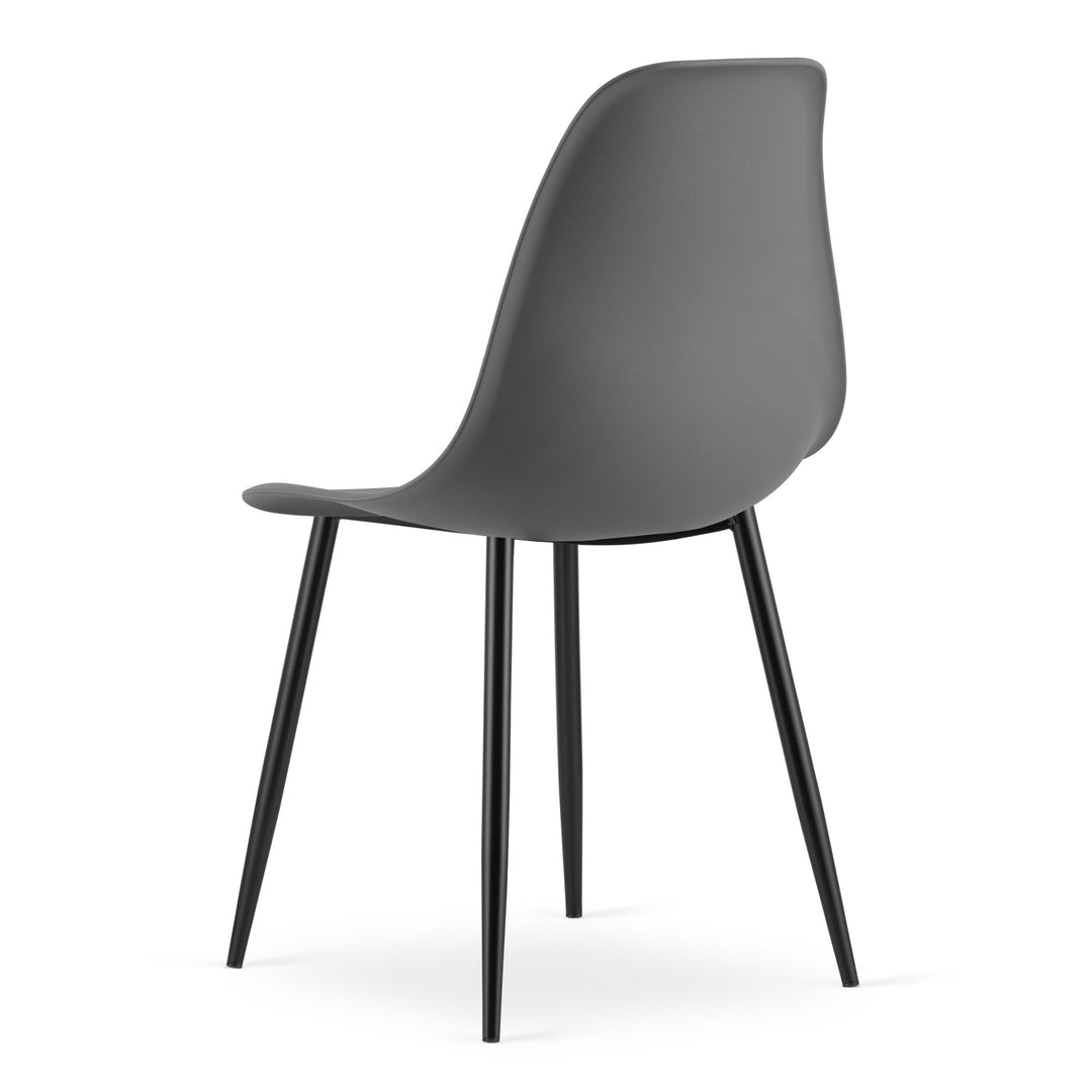 Moderne skrivebordsstol – WAT | mørkegrå | skandinavisk design, 2 styks