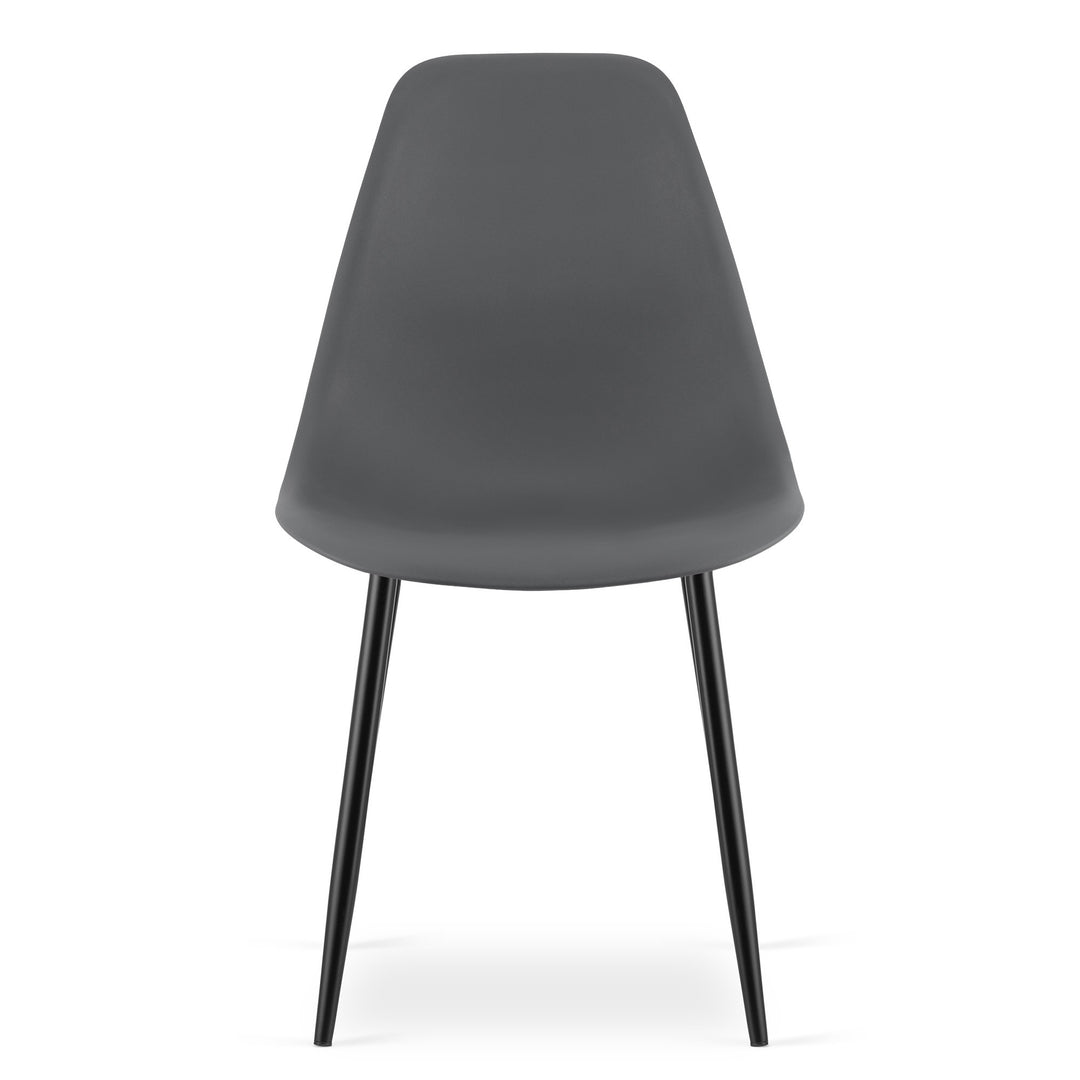 Moderne skrivebordsstol – WAT | mørkegrå | skandinavisk design, 2 styks