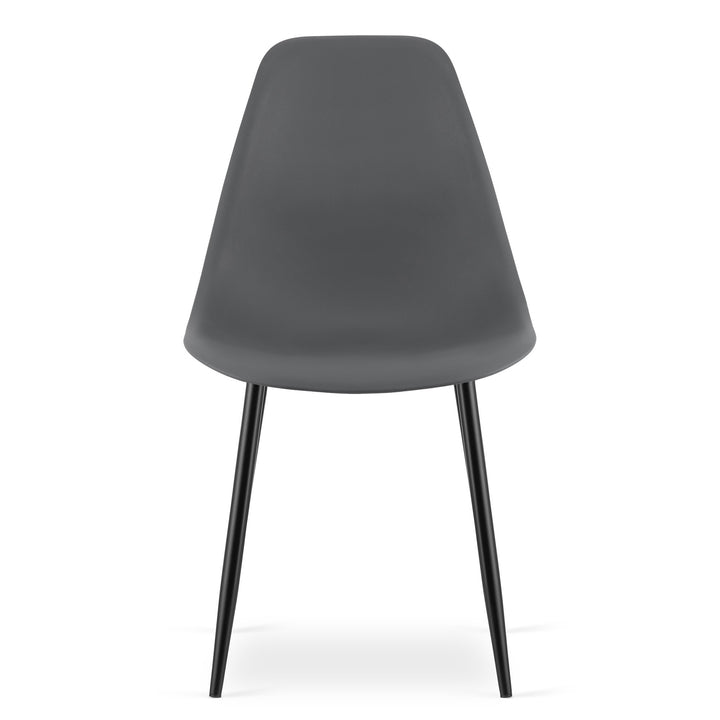 Moderne skrivebordsstol – WAT | mørkegrå | skandinavisk design, 2 styks