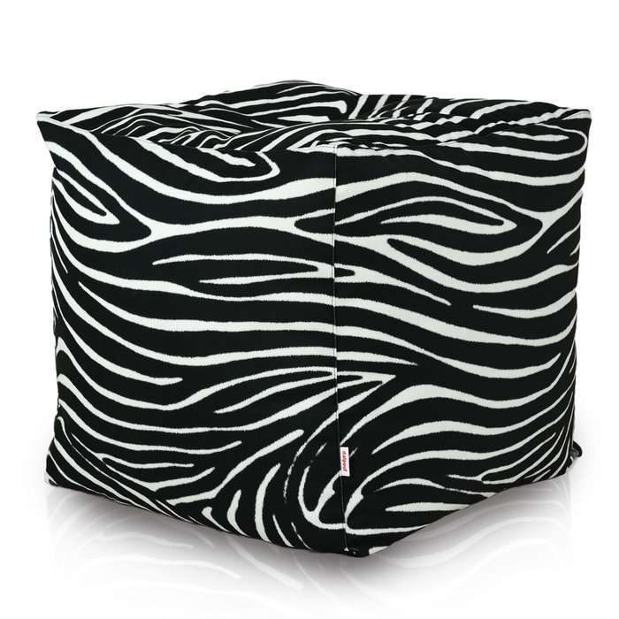 Square Cube Ottoman - Premium Printed Fabric
