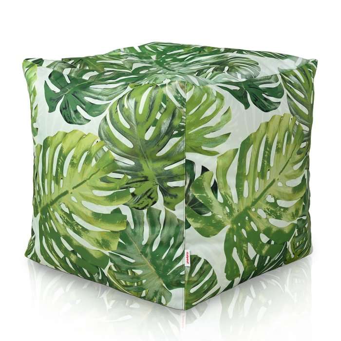 Square Cube Ottoman - Premium Printed Fabric