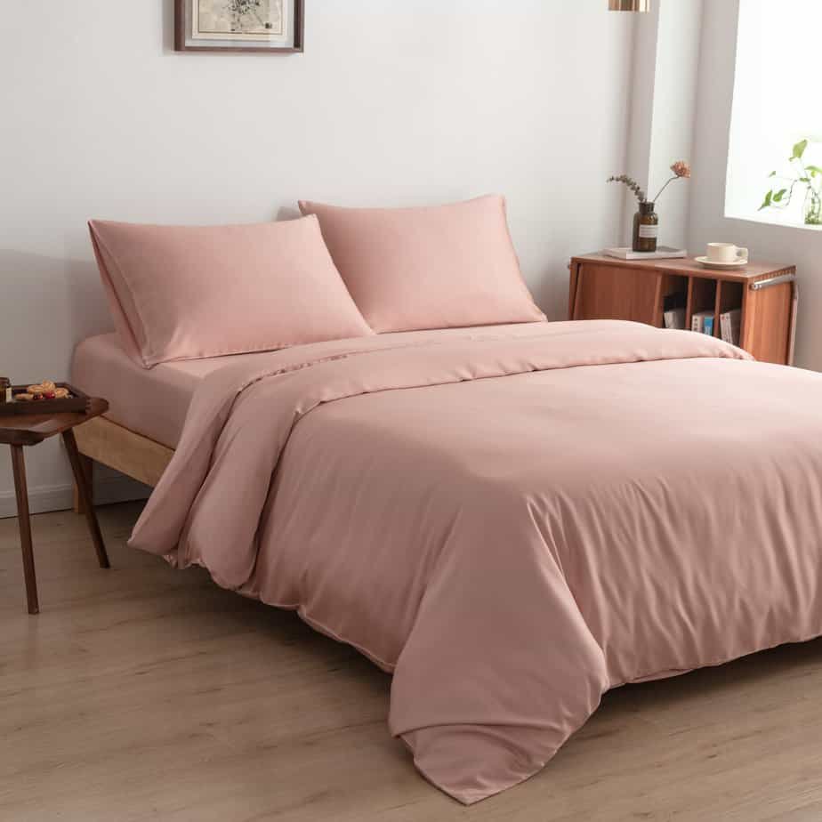 Pink bambus dynebetræk Premium - 400TC Tanboocel - 100% bambus - Cuddle Pink