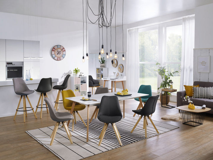 MASSA reol 60 x 120 x 29 cm Hvid Sonoma Eg med skuffer og låge