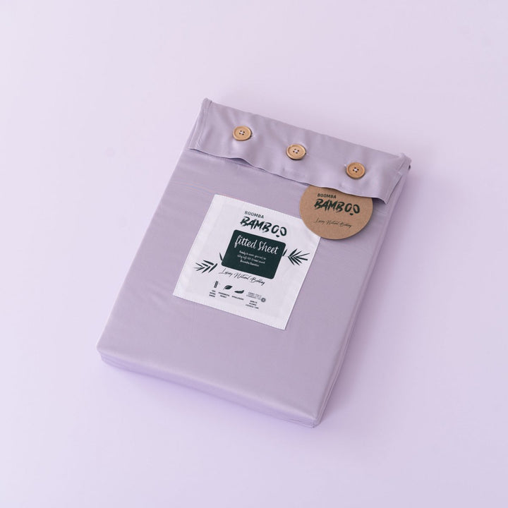 Syren Bambus Sengesæt 1-person - 400TC Tanboocel - Lavender Mist