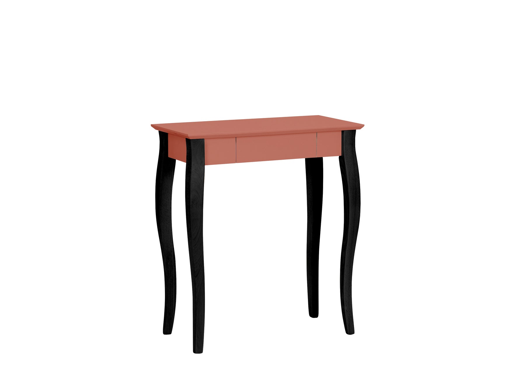 LILLO Skrivebord 65x40cm Sorte Ben / Antik pink