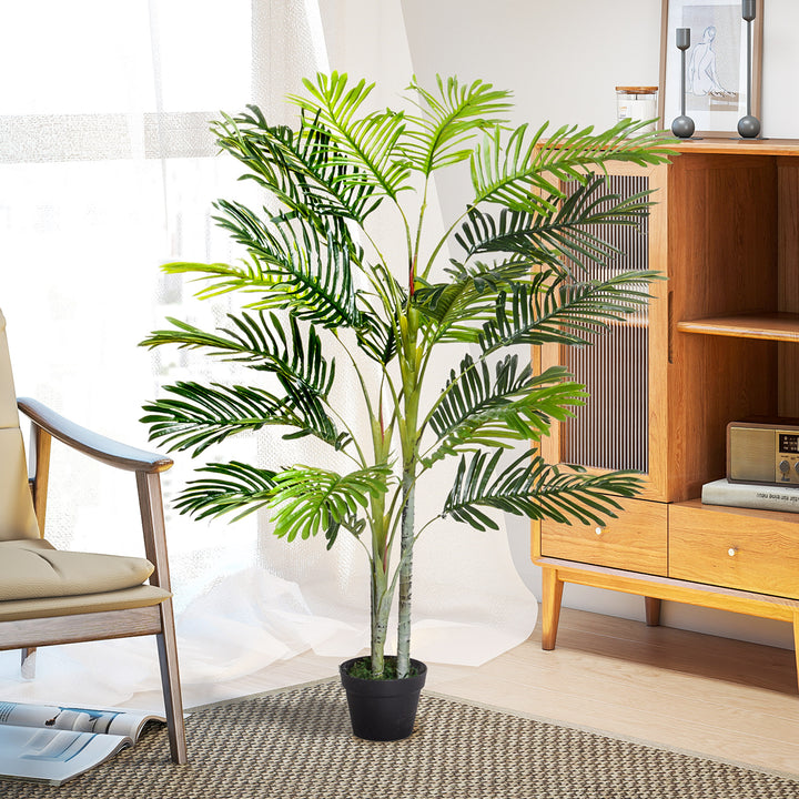 Kunstig palme med plantepotte 150 cm plastik