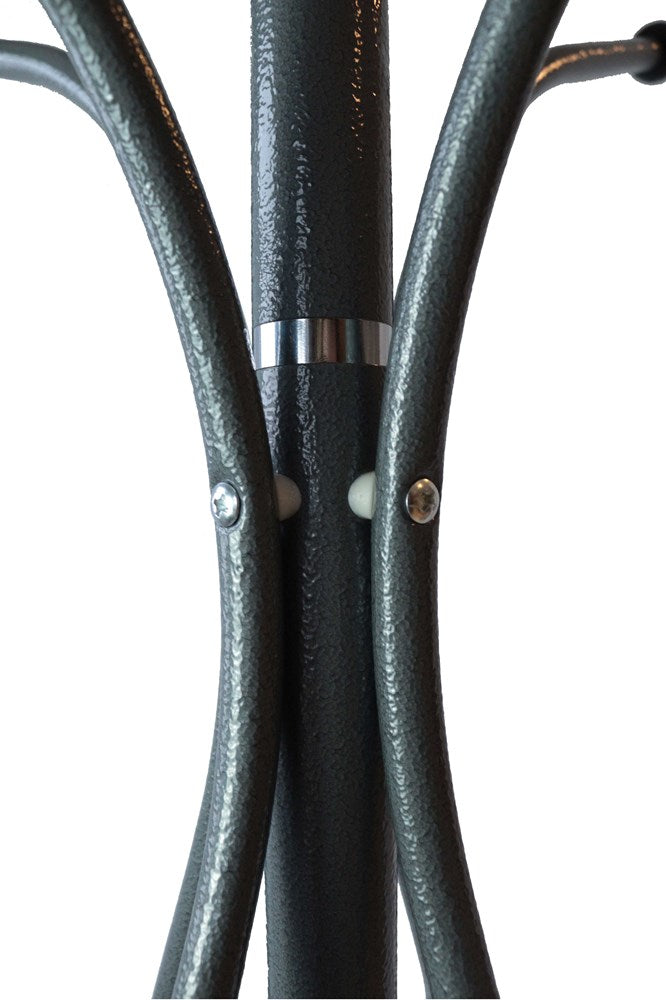 Stumtjener med tung marmorfod, grå