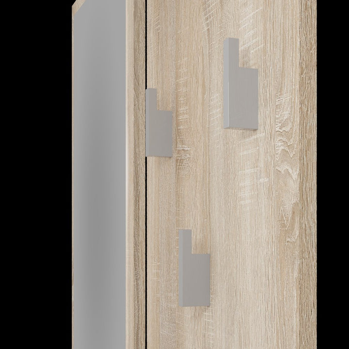 Knagerække med hylde og spejl