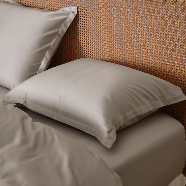 TENCEL™ - Satin Dynebetræk Taupe