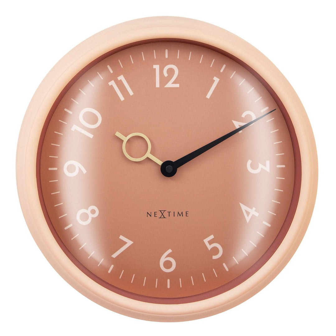 Vægur 30,5 cm-Silent-ABS-NeXtime 'Golden Hour Wall'