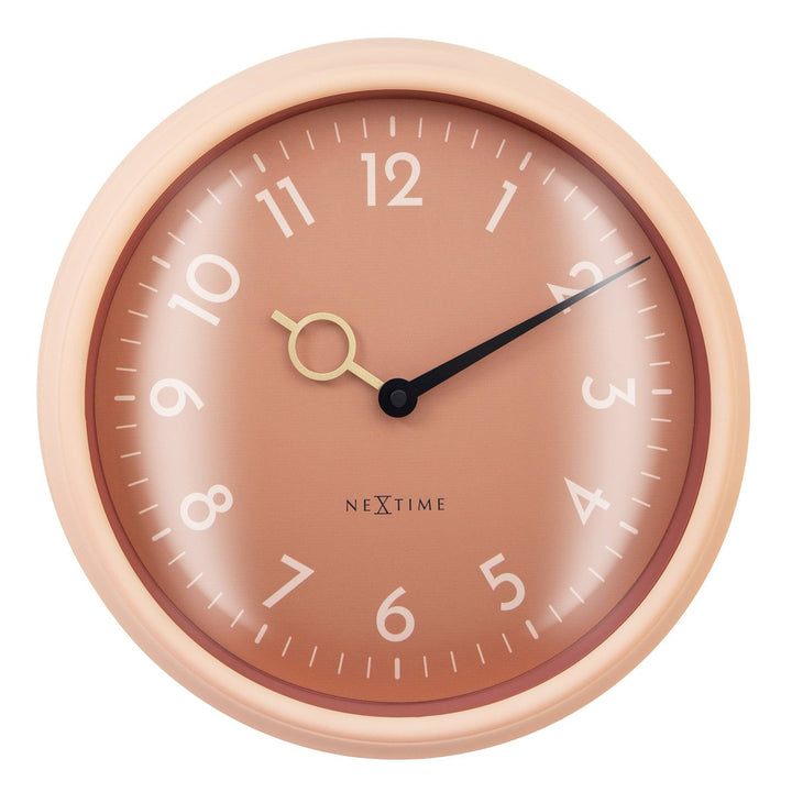 Vægur 30,5 cm-Silent-ABS-NeXtime 'Golden Hour Wall'