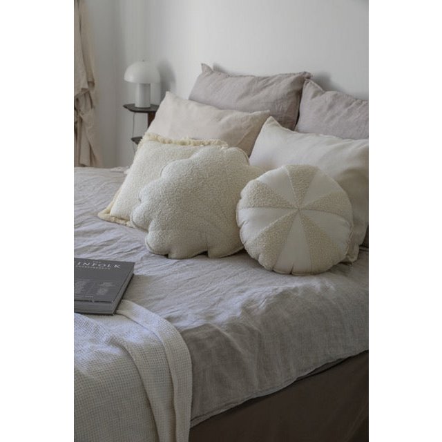 "White lamb" boucle, Patchwork Candy Pude i bomuld