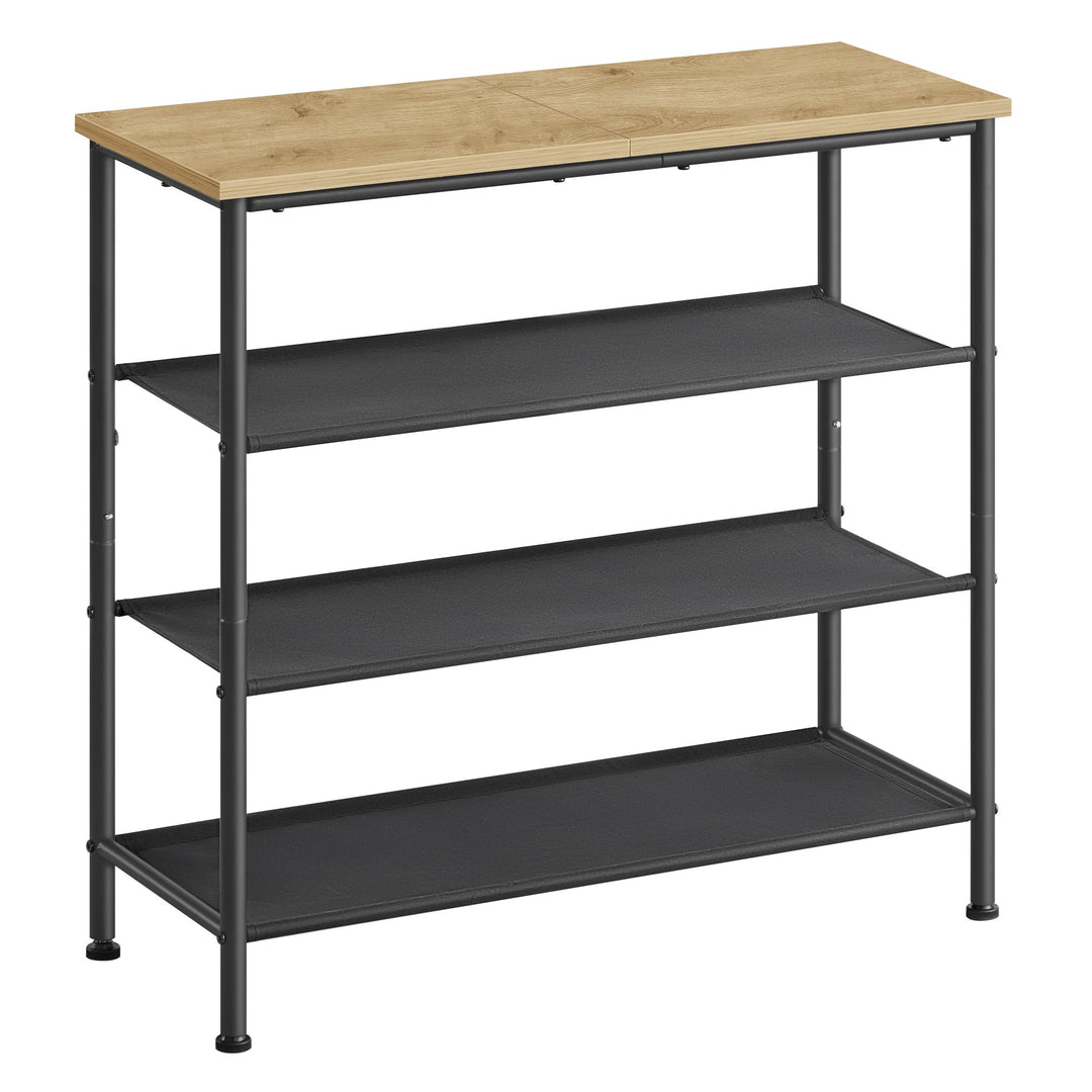 Skoskab i loft-design – ARTISAN OAK / sort