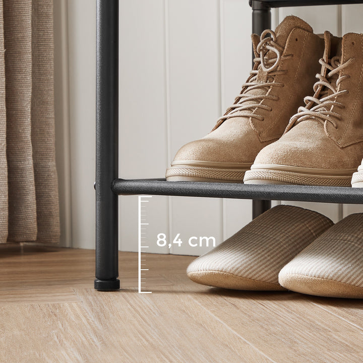 Skoskab i loft-design – ARTISAN OAK / sort