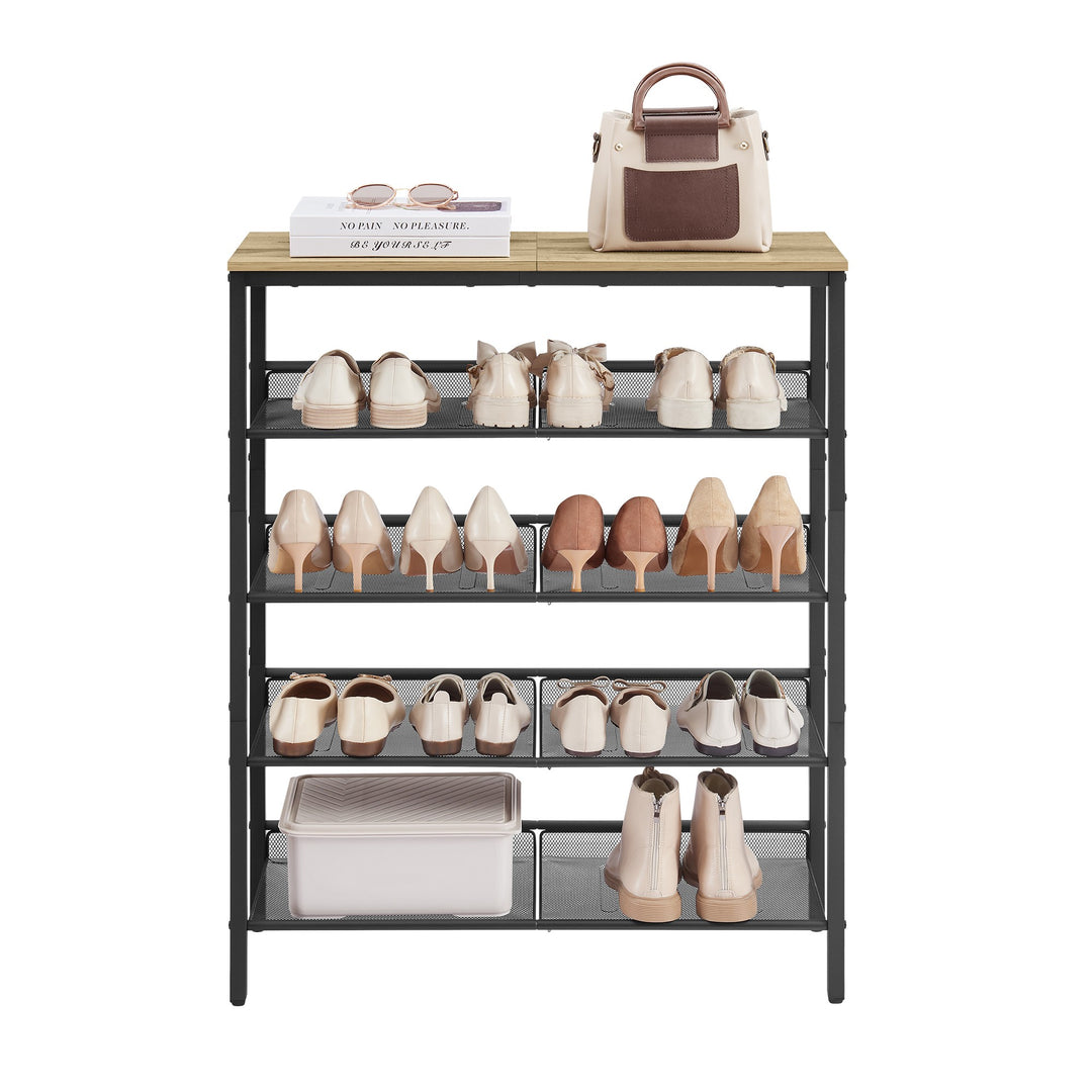 Skoskab – ARTISAN OAK / sort i moderne design