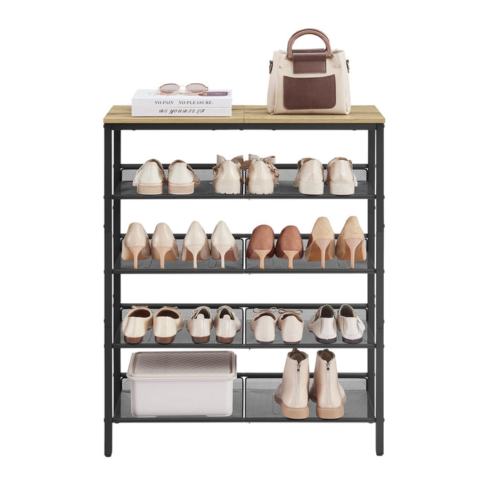 Skoskab – ARTISAN OAK / sort i moderne design