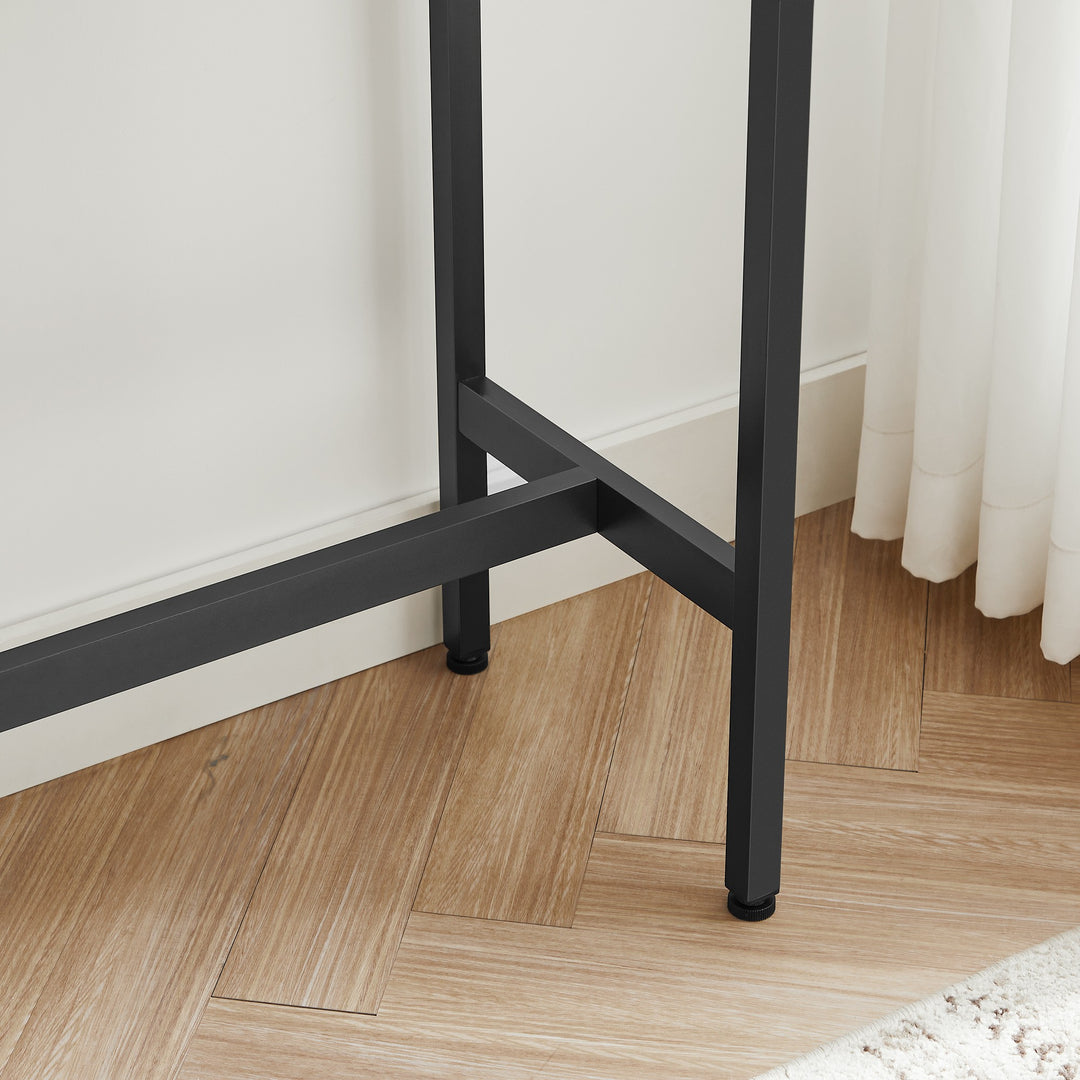 Barsæt med bord og 2 skamler – ARTISAN OAK / sort