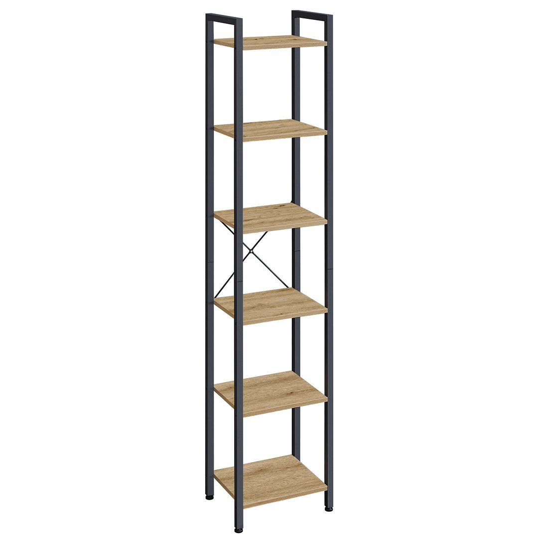 Bogreol med 6 hylder – moderne og pladsbesparende opbevaring