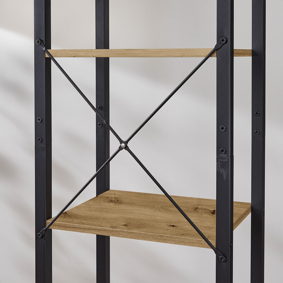 Bogreol med 6 hylder – moderne og pladsbesparende opbevaring